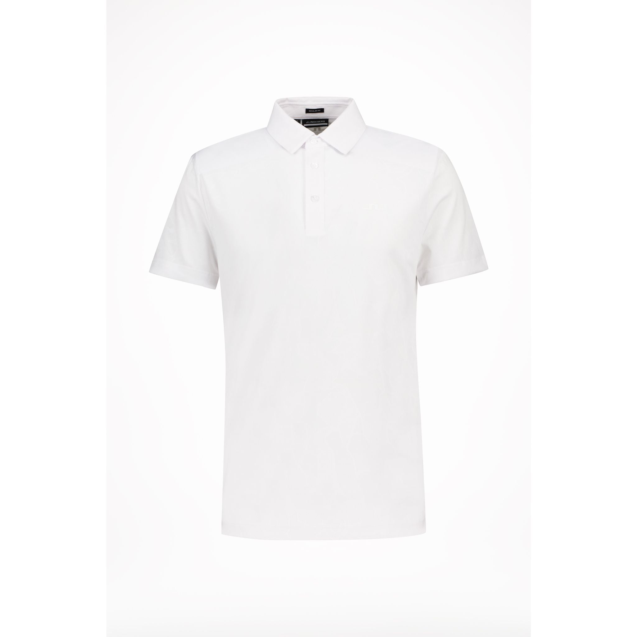 J. Lindeberg M Clide Regular Fit SS Polo White Herren