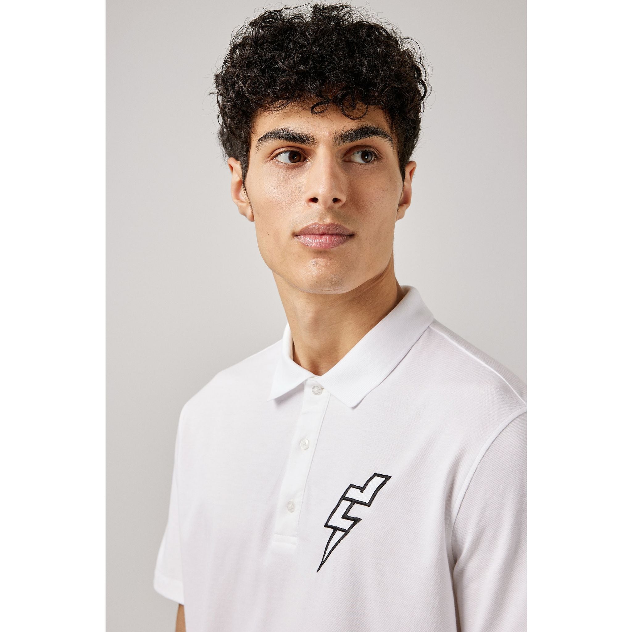 J. Lindeberg Polo JL Strike Rib Jersey Herren