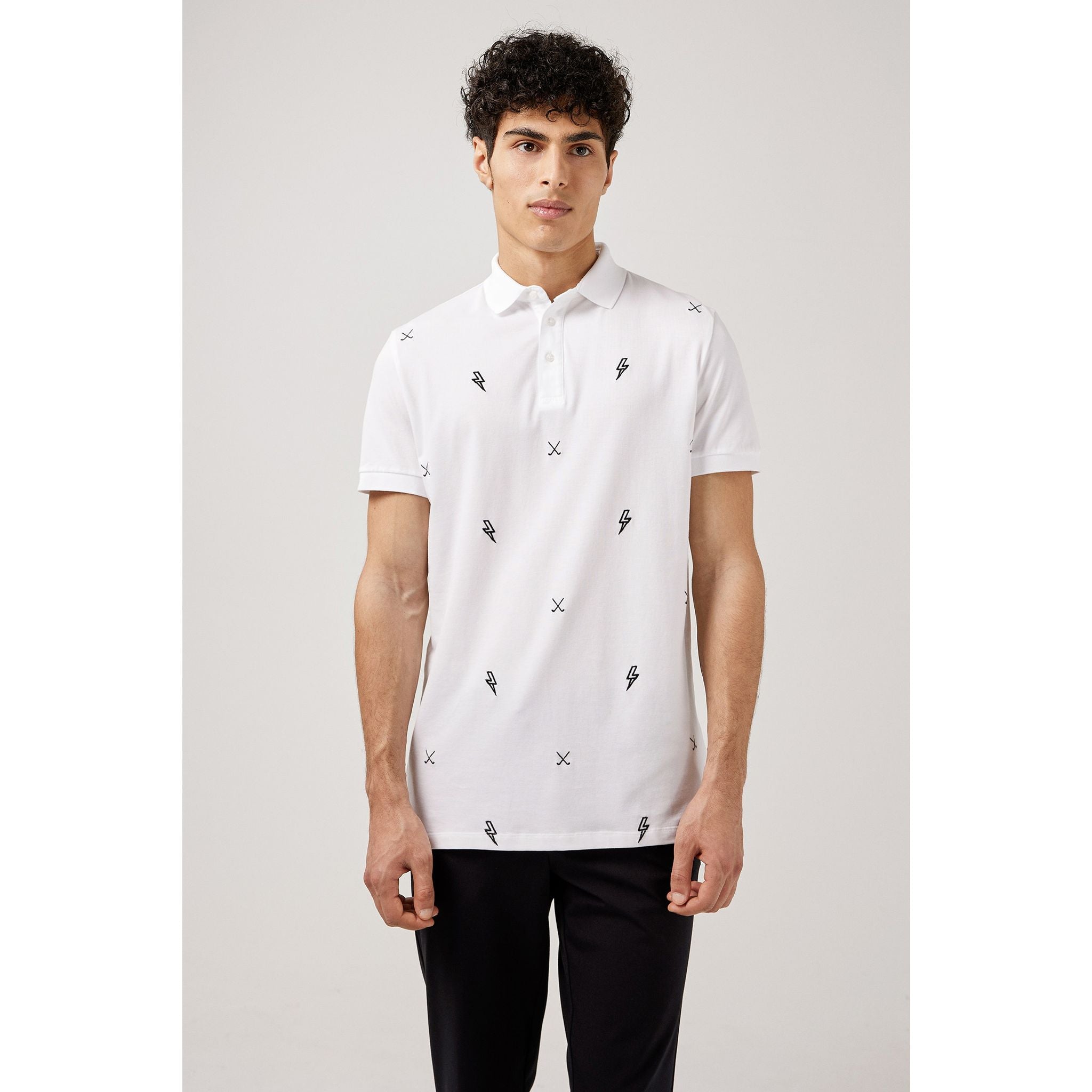 J. Lindeberg Jersey JL Strike Embroidery Herren