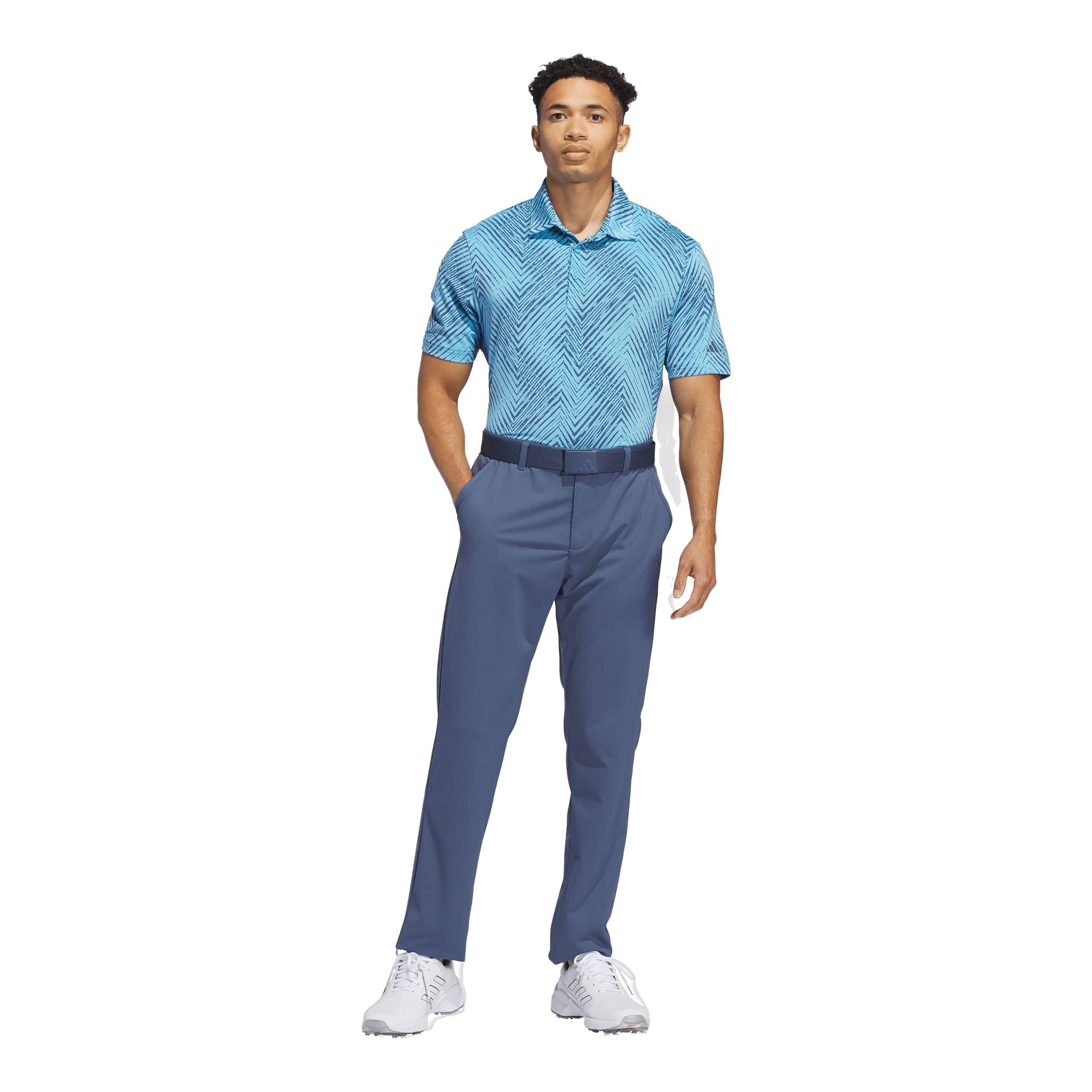 Adidas Ultimate365 Allover Print Polo Shirt Herren