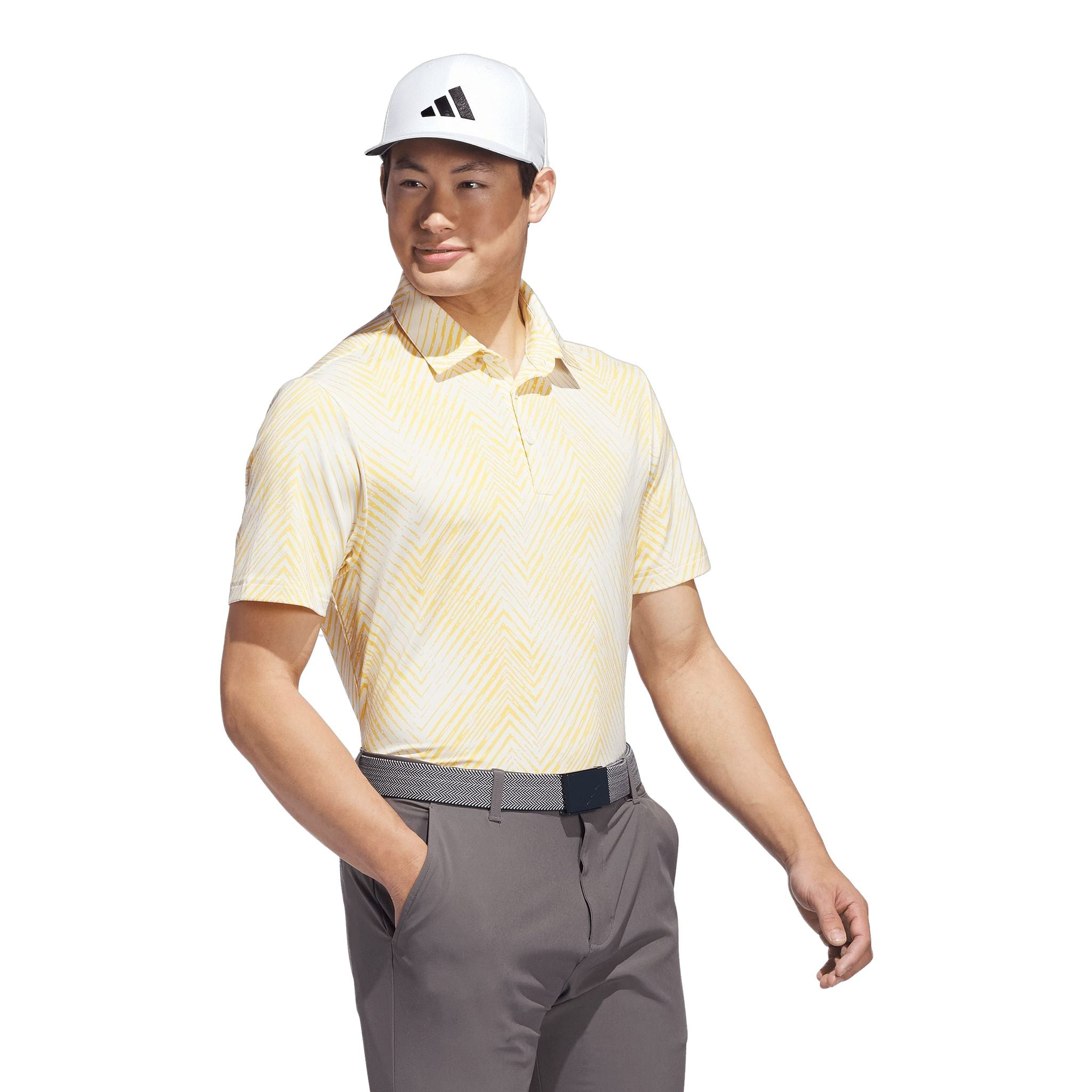 Adidas Ultimate365 Allover Print Polo Shirt Herren