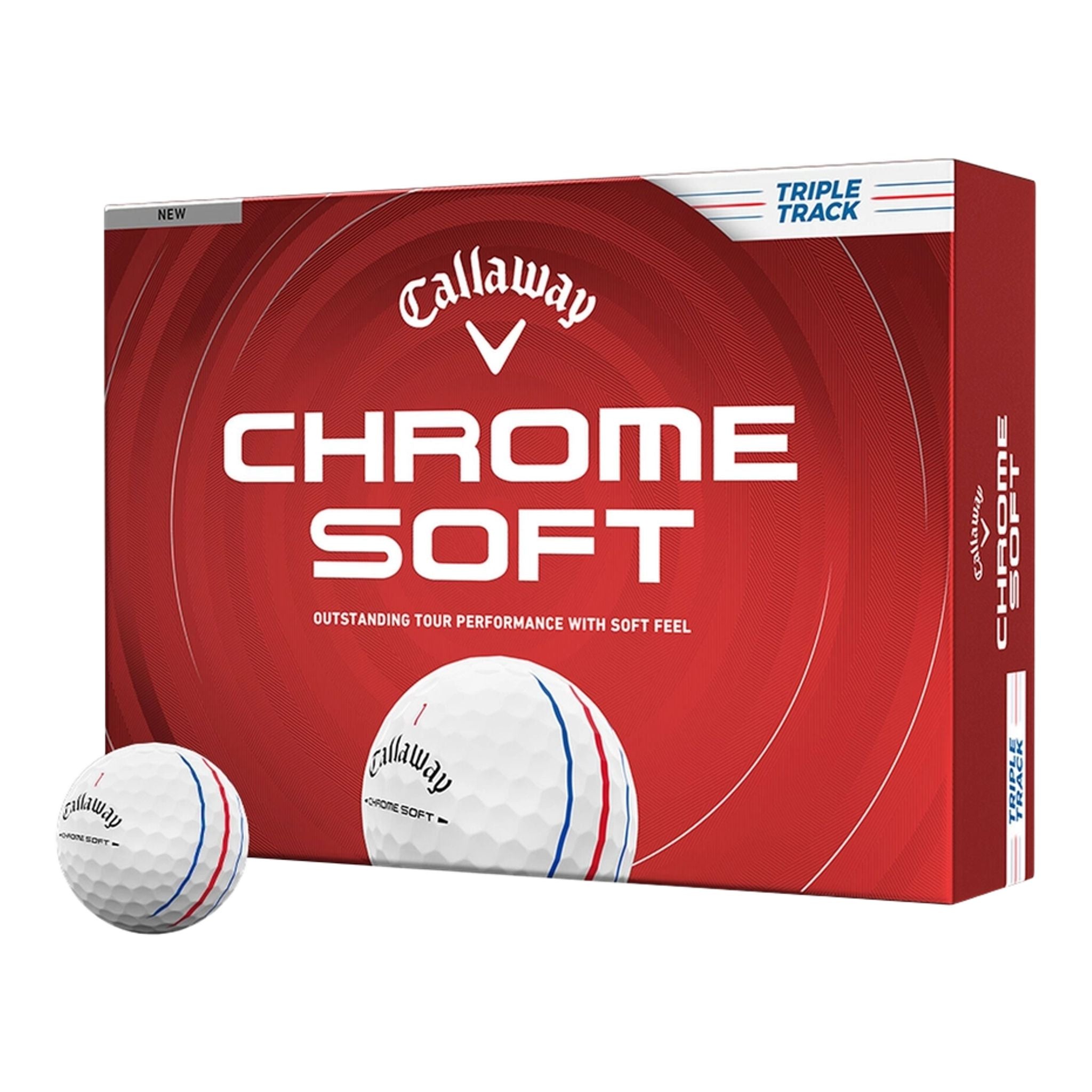 Callaway Chrome Soft Triple Track (2026) Golfbälle