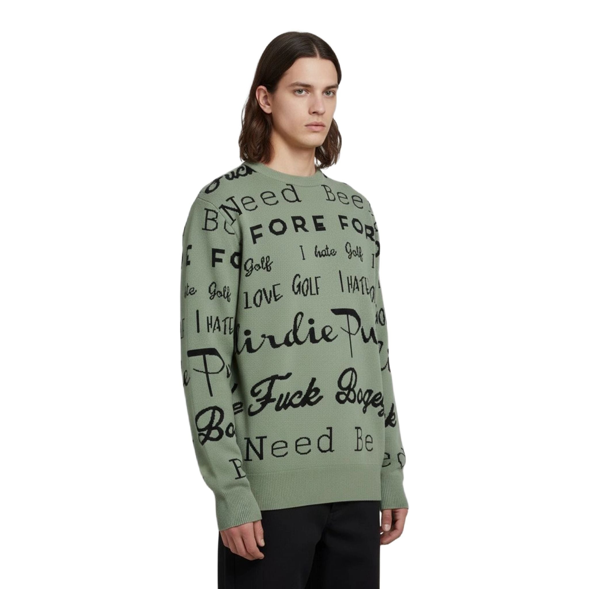 Golf Rowdies Birdie Putt Strickpullover Herren