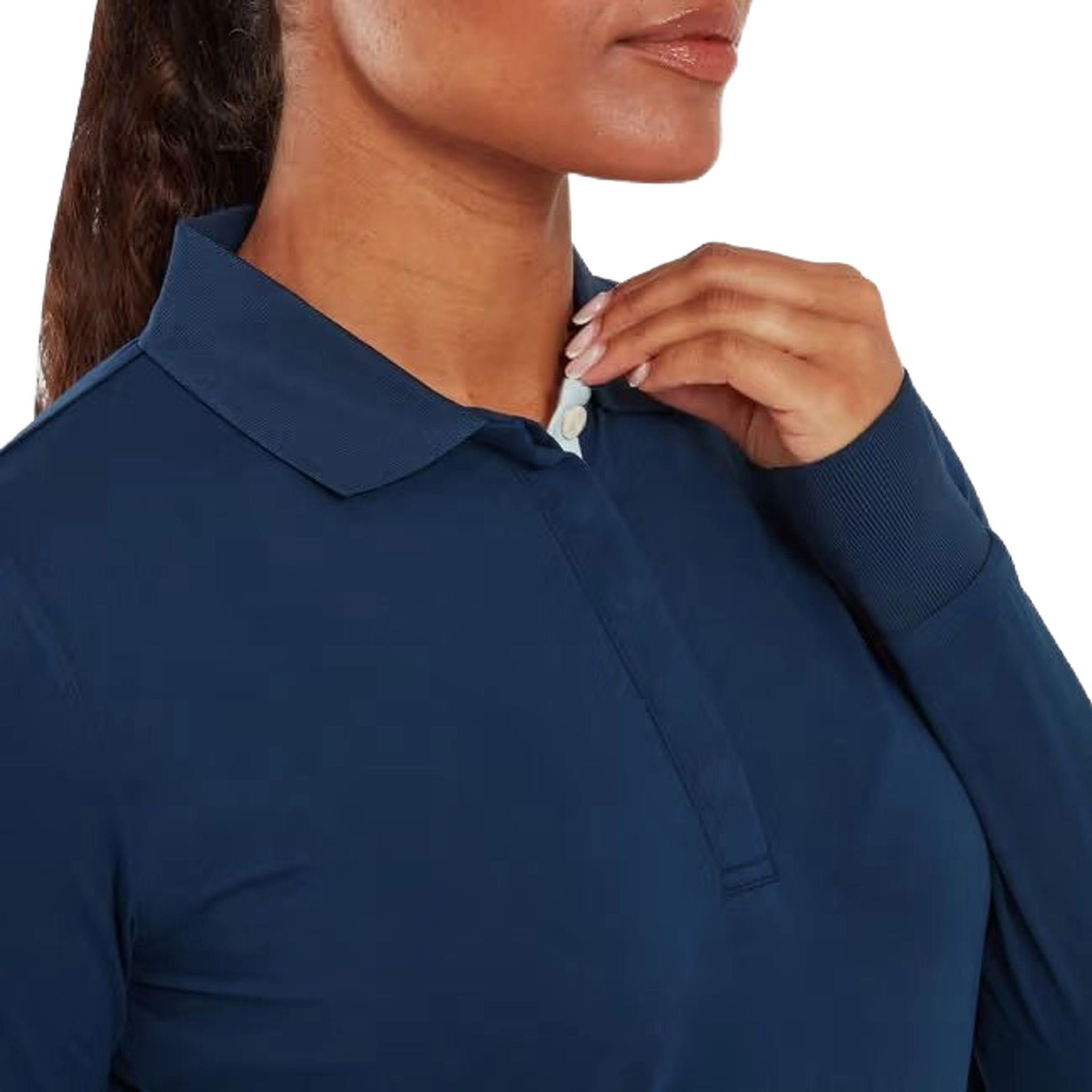 Footjoy ThermoSeries Langarm-Poloshirt Damen