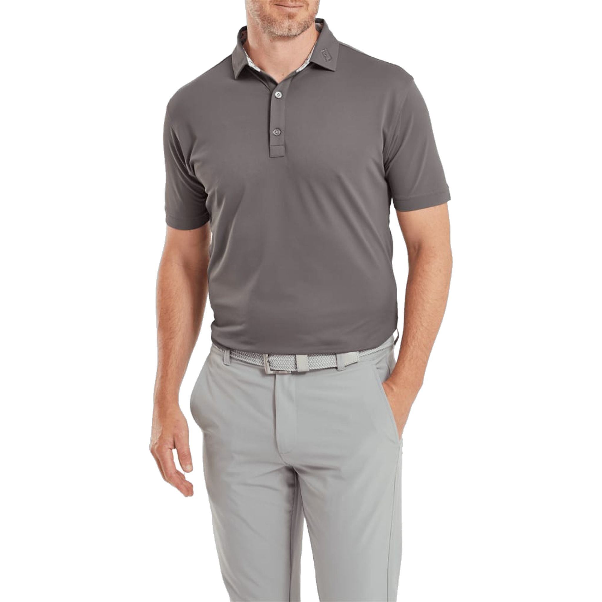 Footjoy Primrose Trim Pique Poloshirt Herren