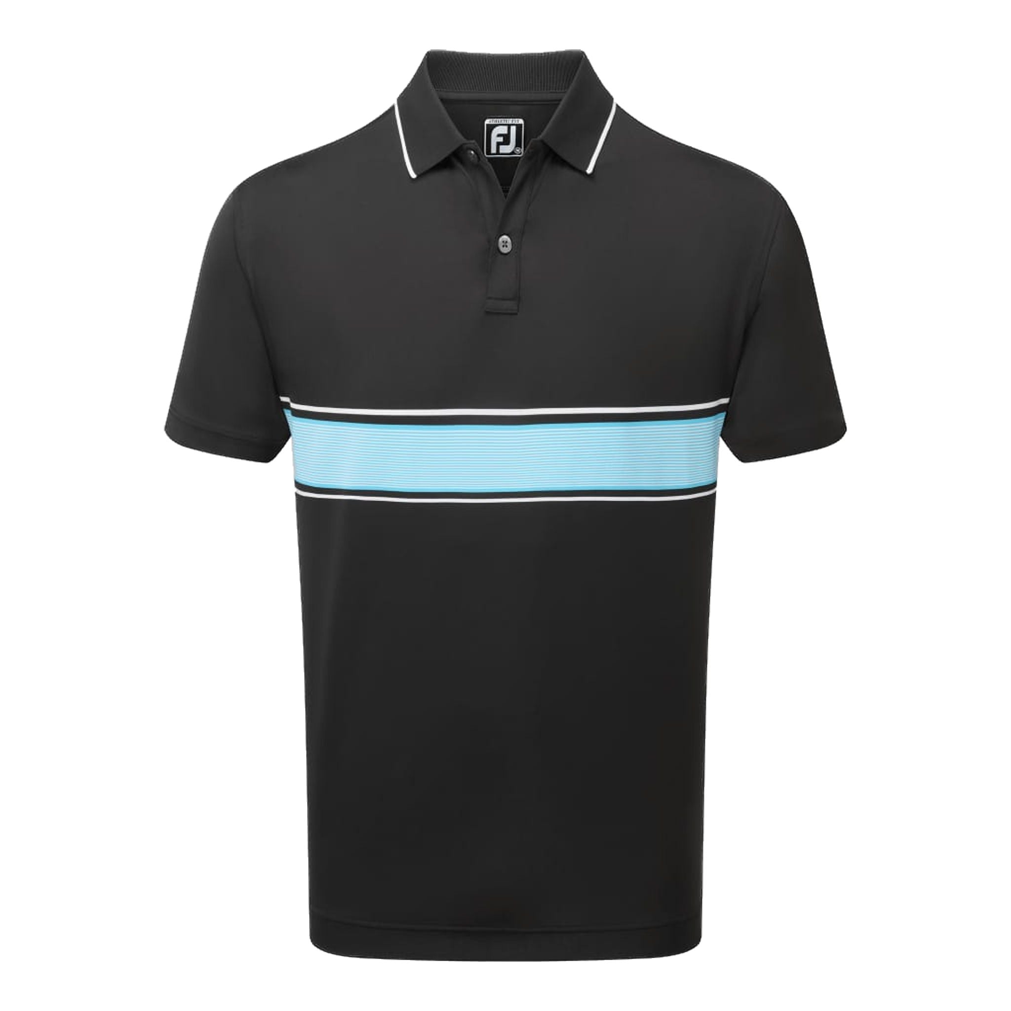 Footjoy Engineered Pin Stripe Polo Shirt Herren