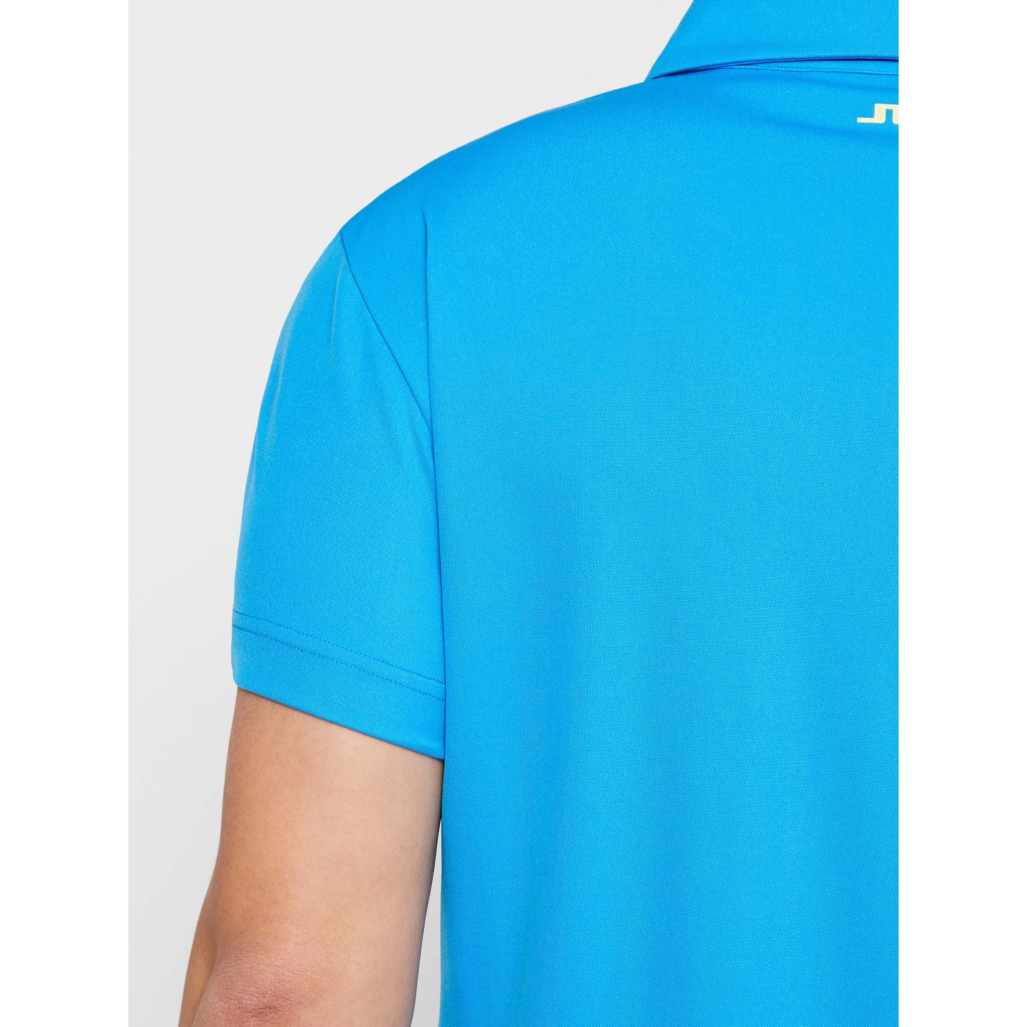 J. Lindeberg M Zeke Reg Fit-Lux Piquet Polo True Blue Herren