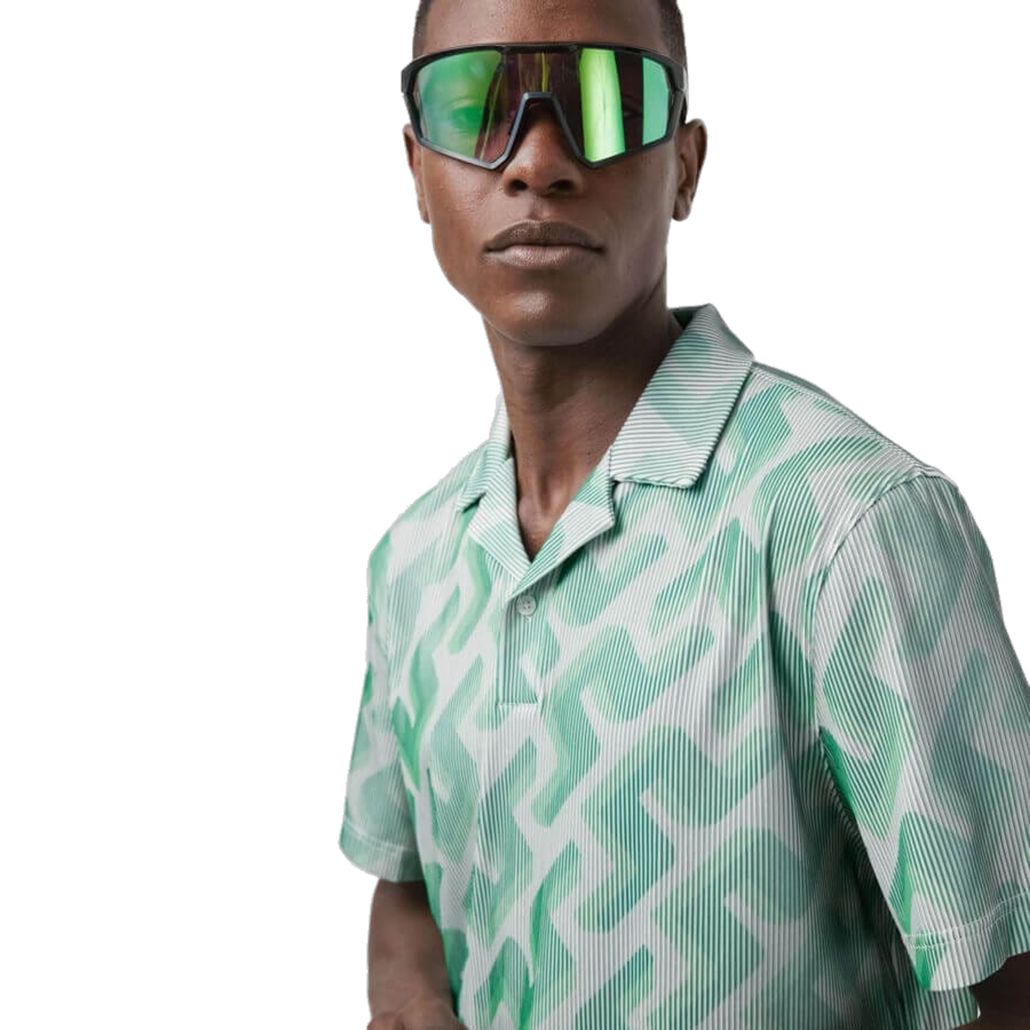 J. Lindeberg Polo 3D Bridge Monogram Herren