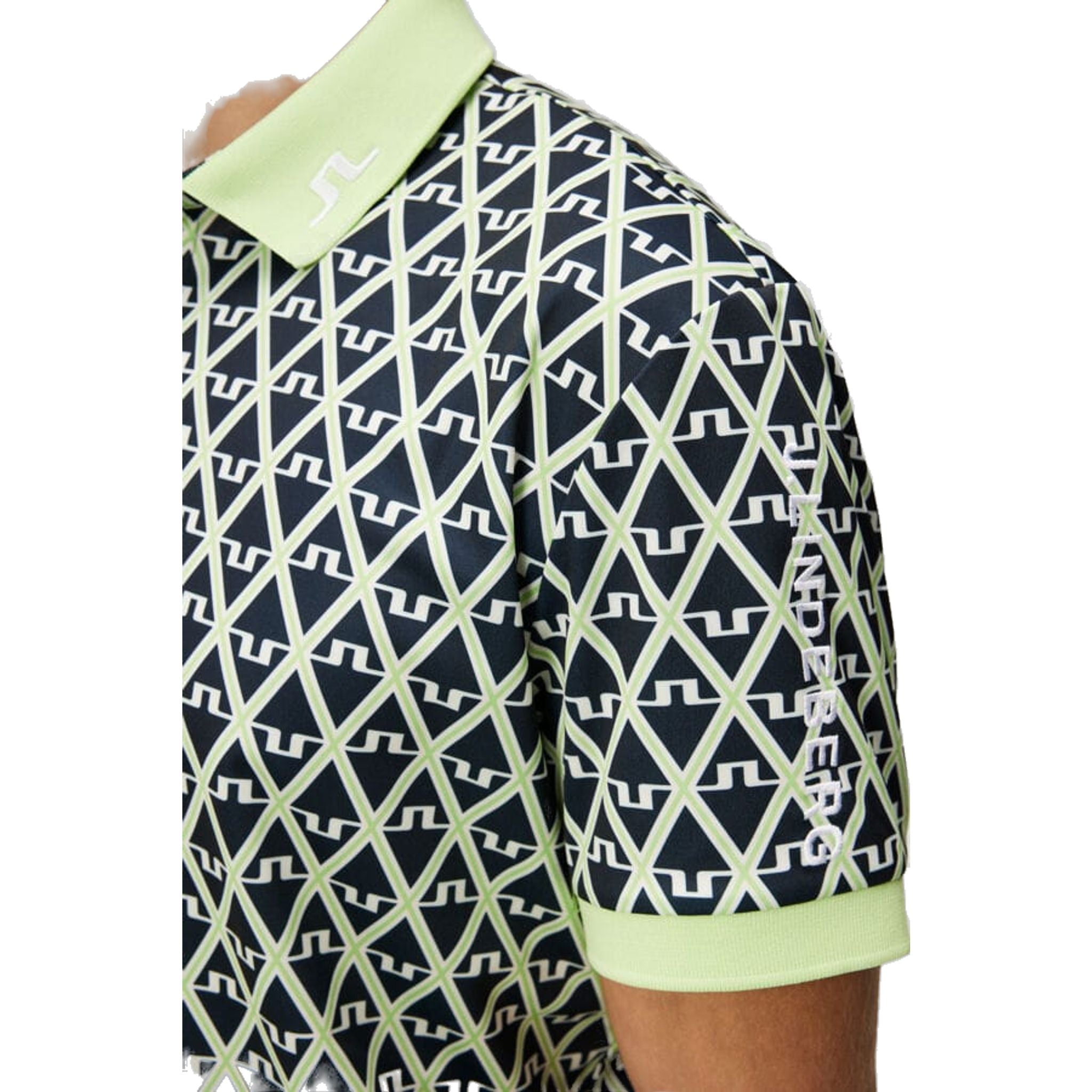 J. Lindeberg Tour Tech Reg Fit Print Polo Herren