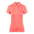 J. Lindeberg W Sue SS Polo Tropical Coral Damen