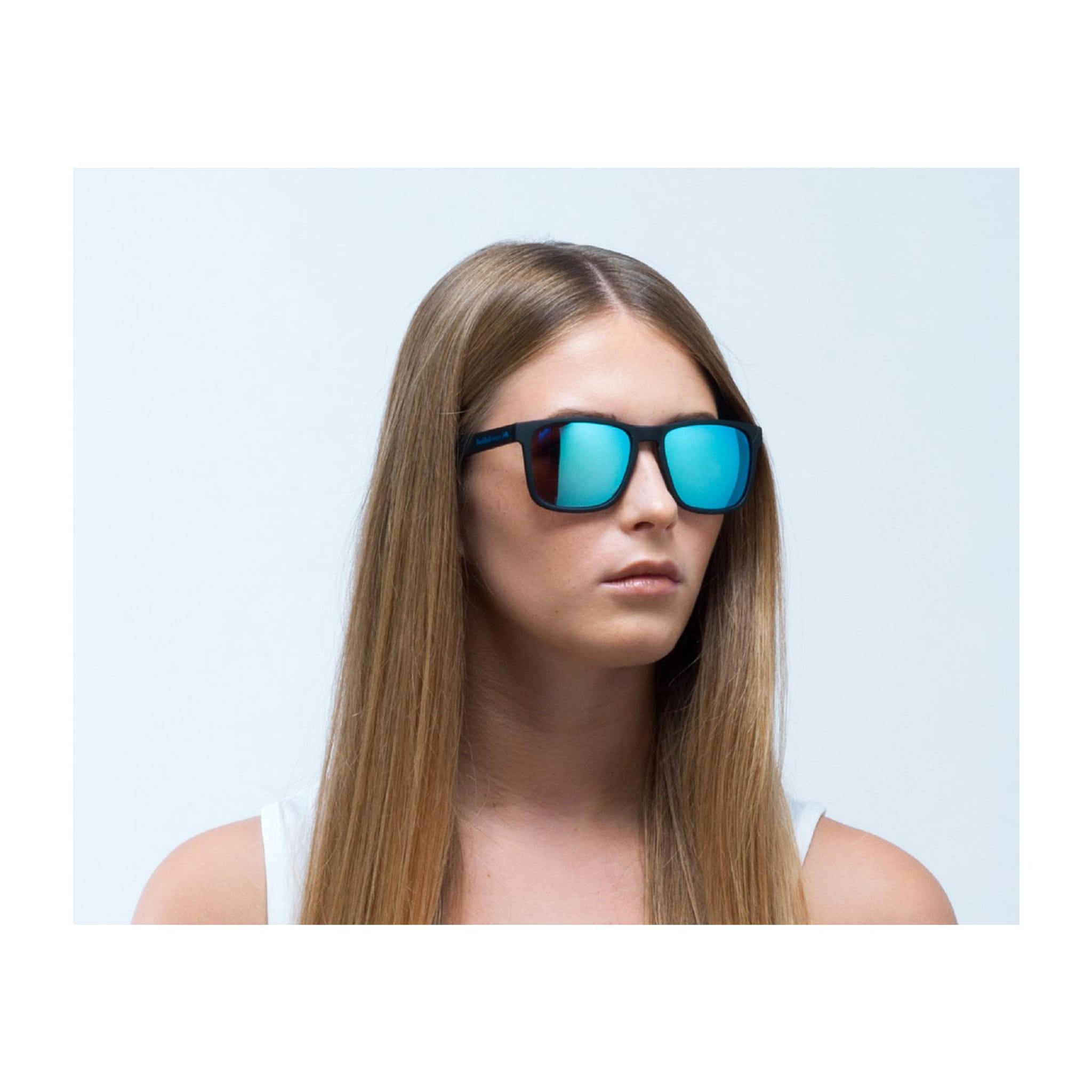 RedBull Spect Eyewear LEAP Schwarz/Smoke Ice Blue Mirror