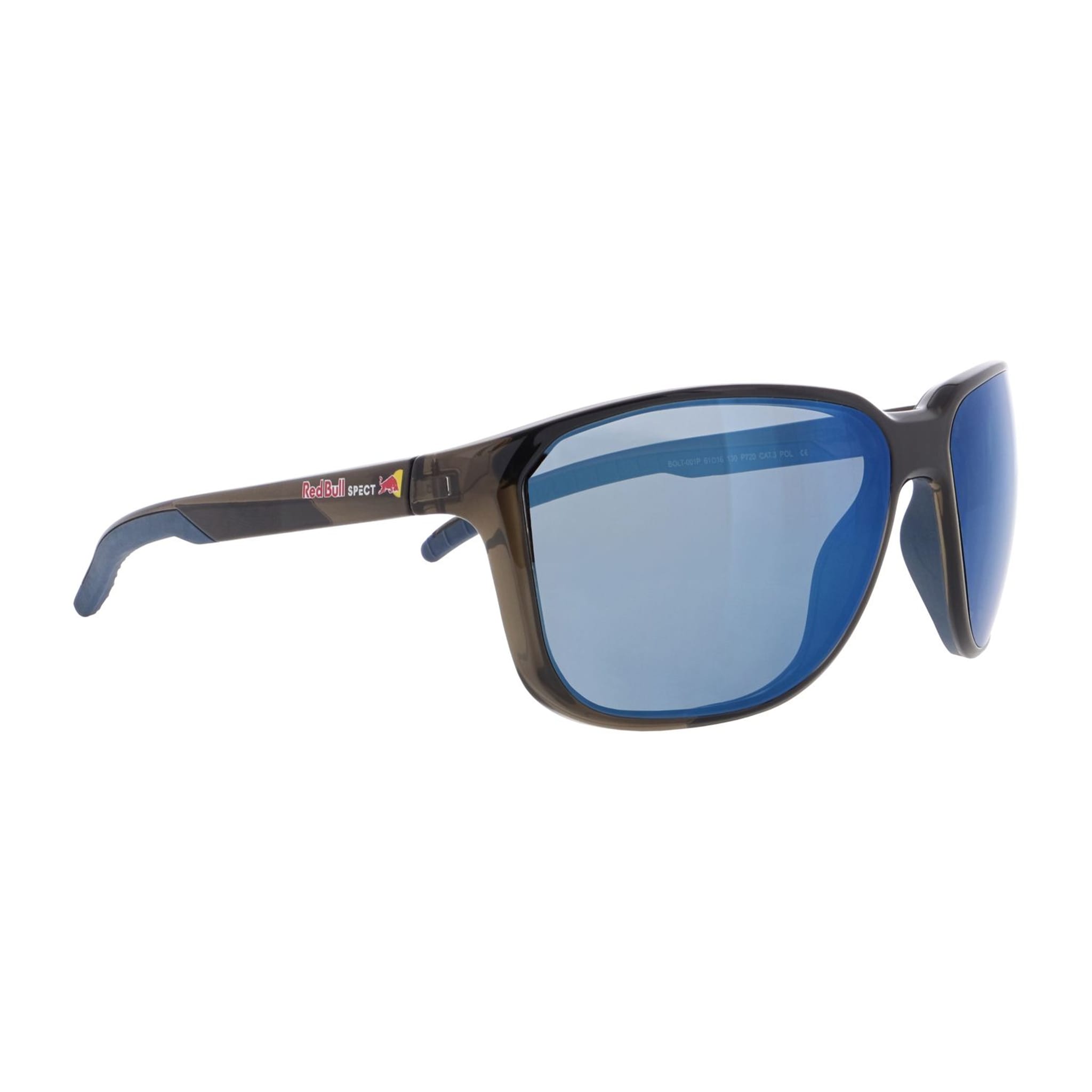 RedBull Spect Eyewear BOLT Grau/Smoke Blue Mirror