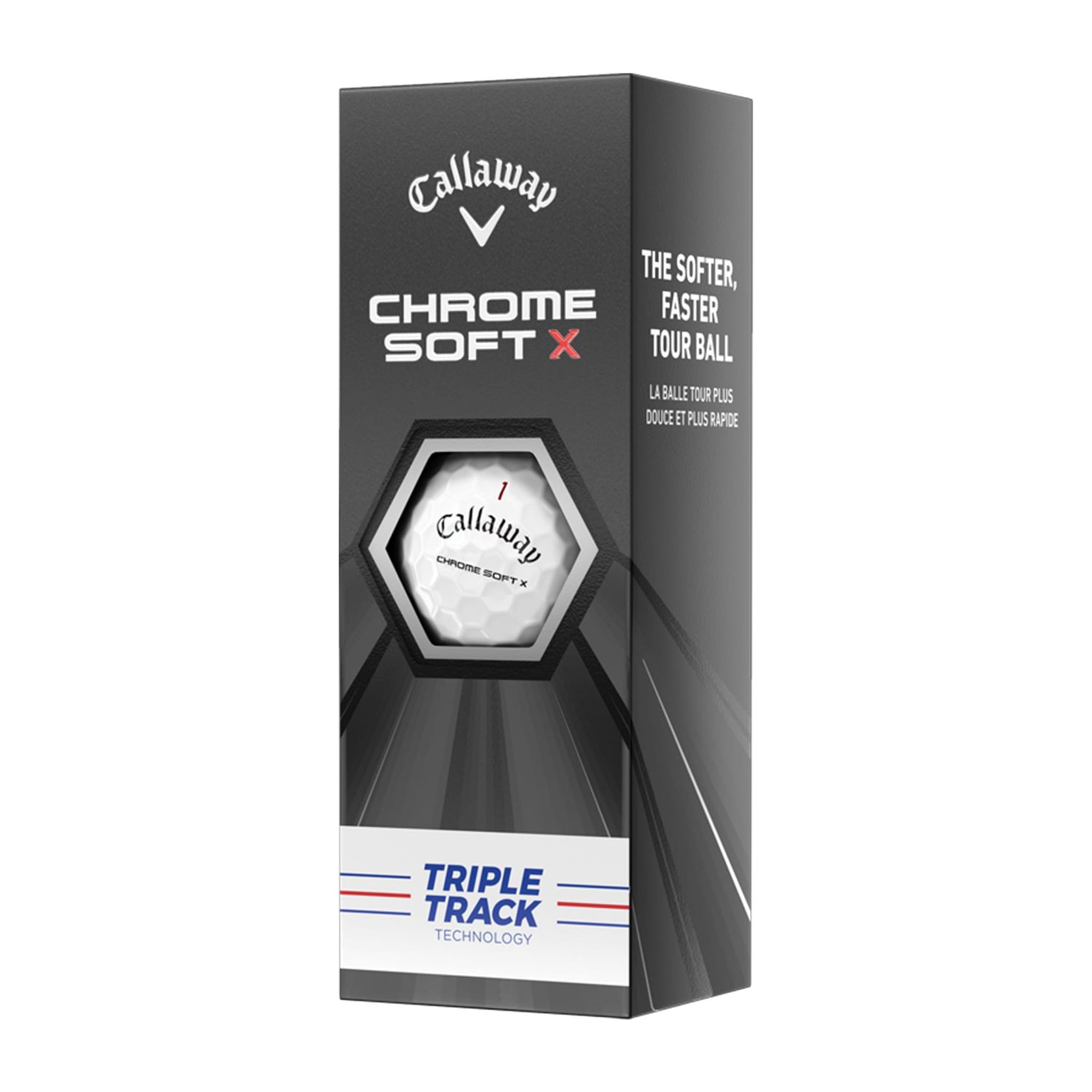 Callaway Chrome Soft X Triple Track (20) [12Bälle] Weiß