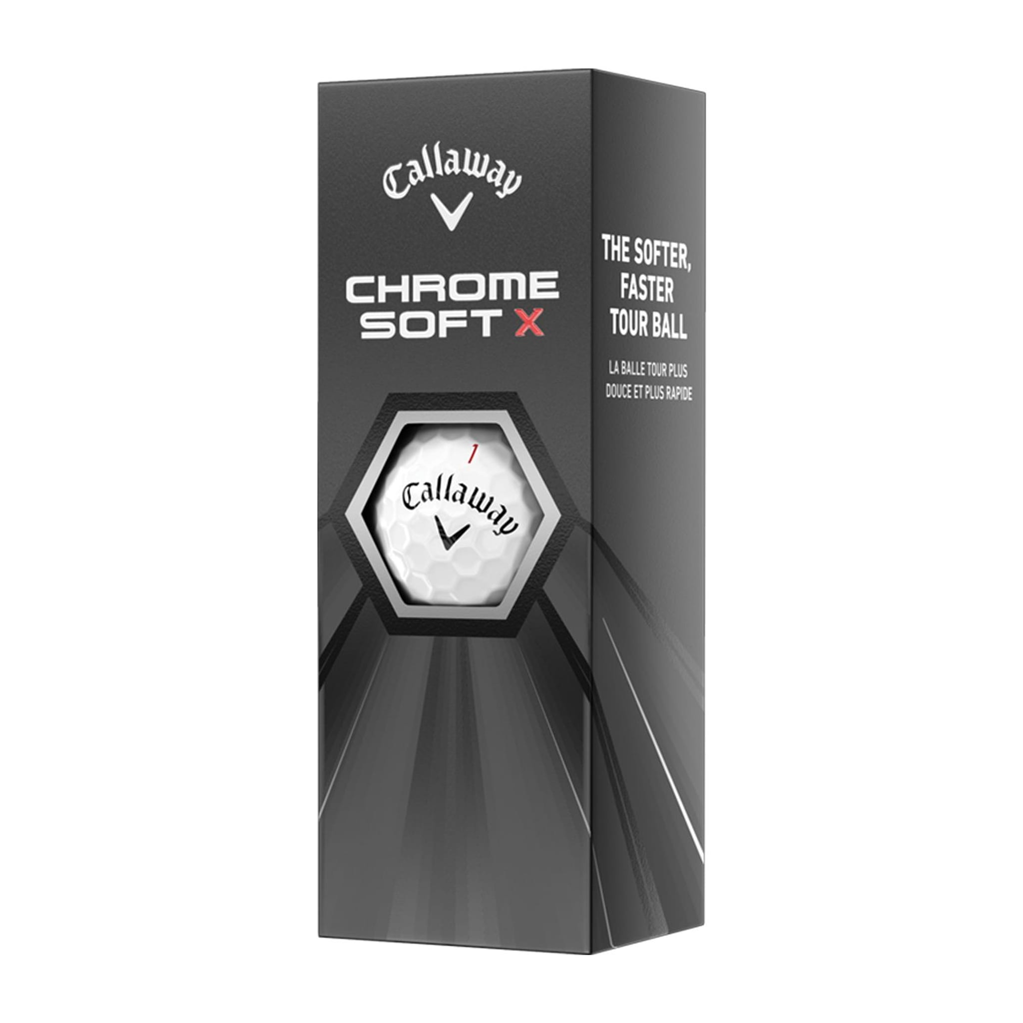 Callaway Chrome Soft X 2020 12 Golfbälle Weiß