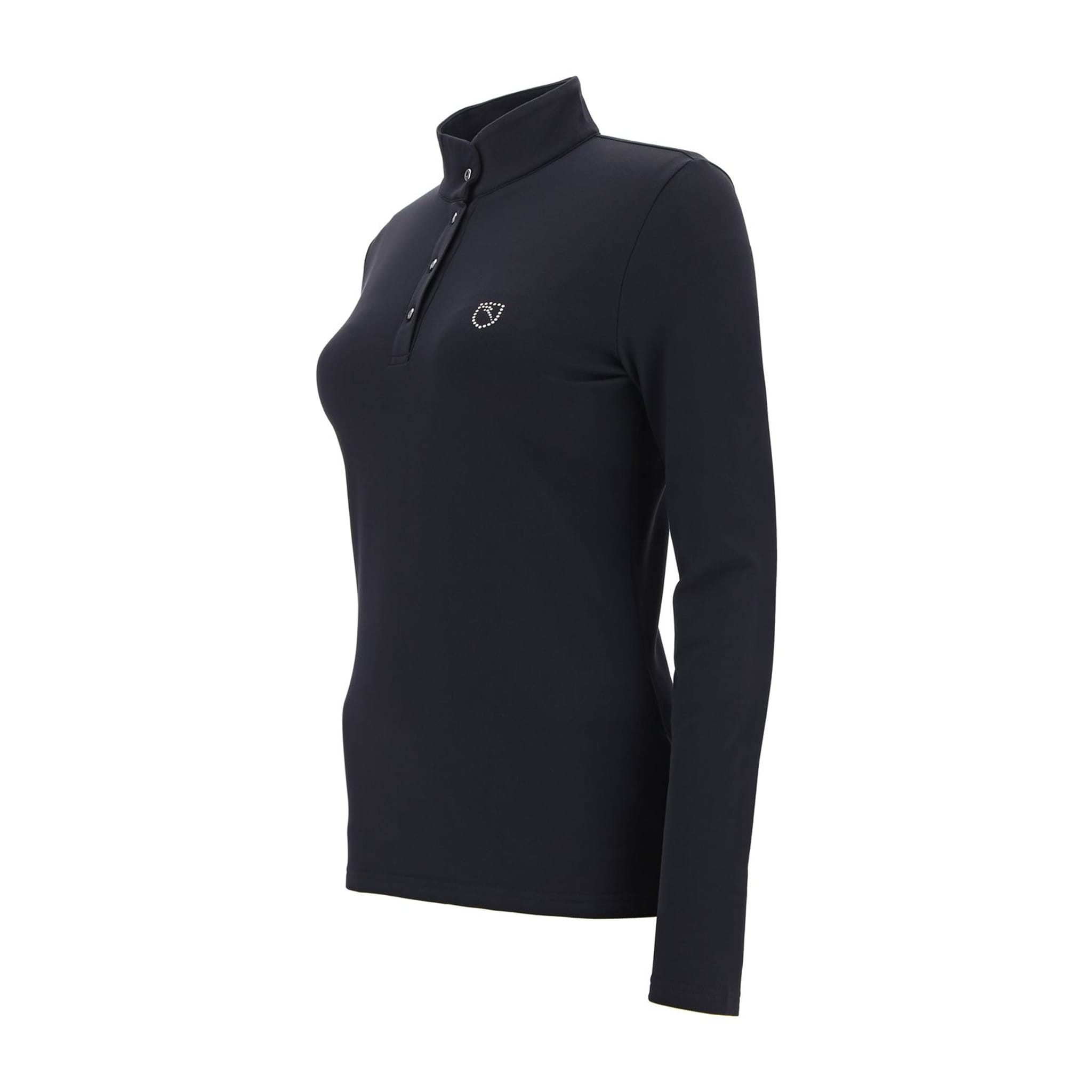 Chervo W Adelita LS Polo Schwarz Damen