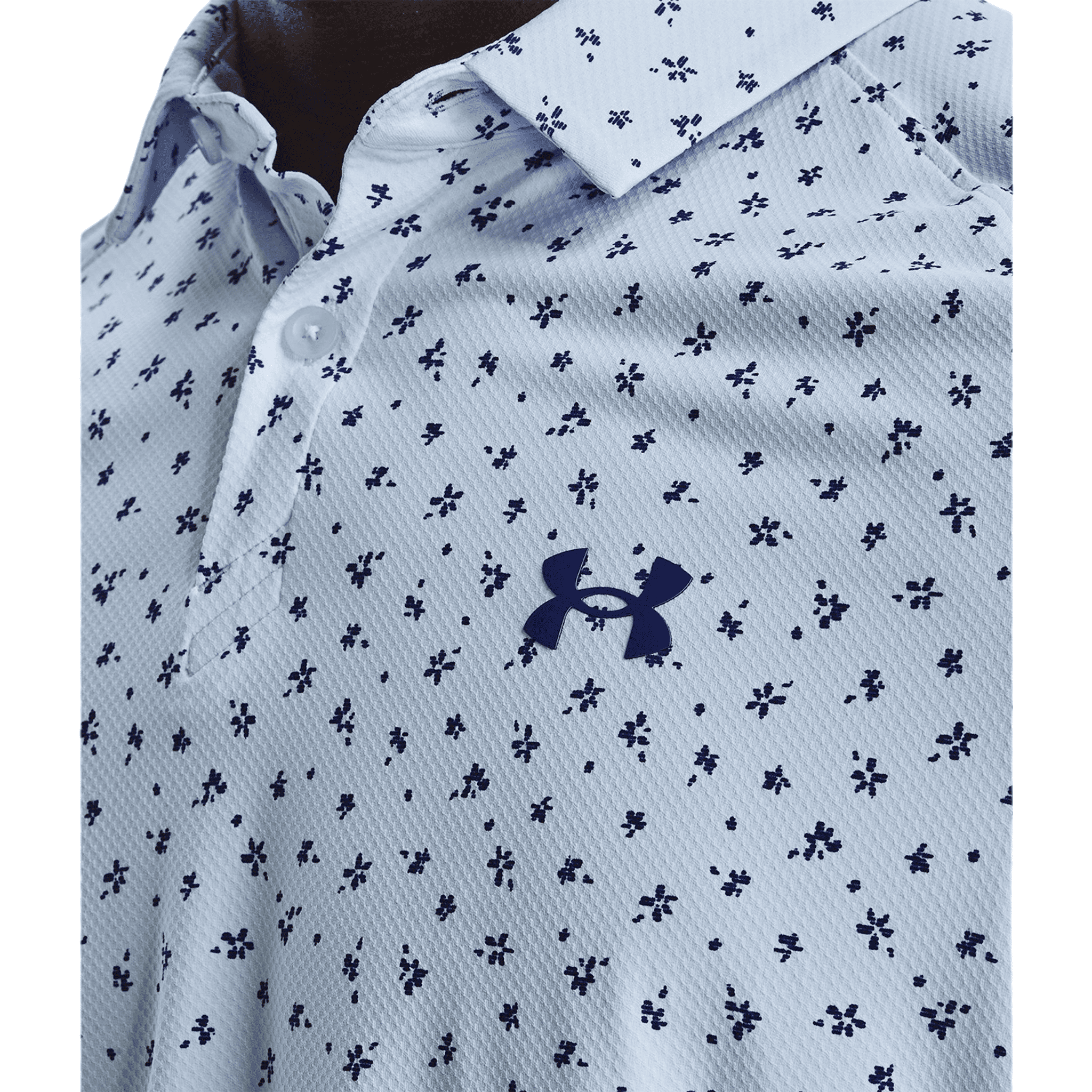 Under Armour Polo Kurzarm Iso-Chill Floral Dash Hellblau Herren Herren