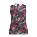 Röhnisch Element AOP Polo Palm Fuchsia Damen