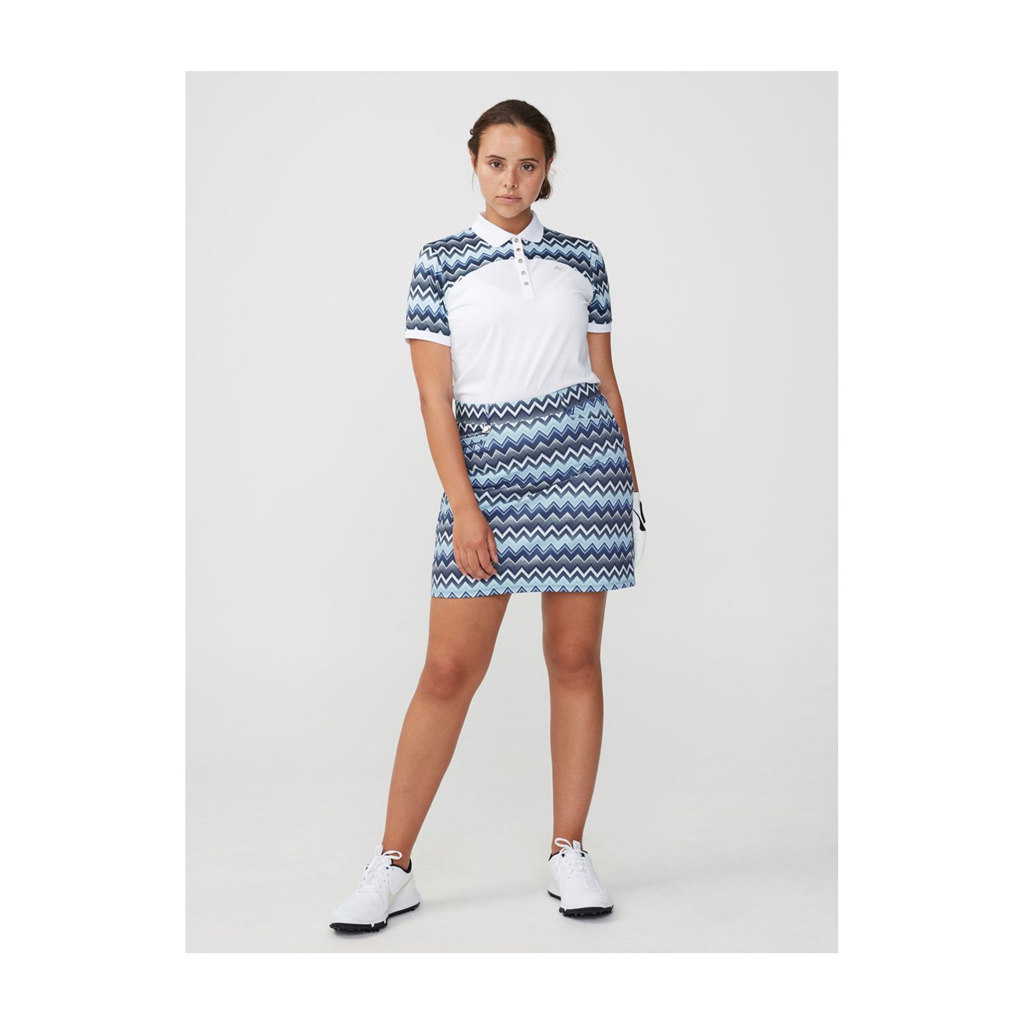 Röhnisch Move Skort Zigzag Blue Damen