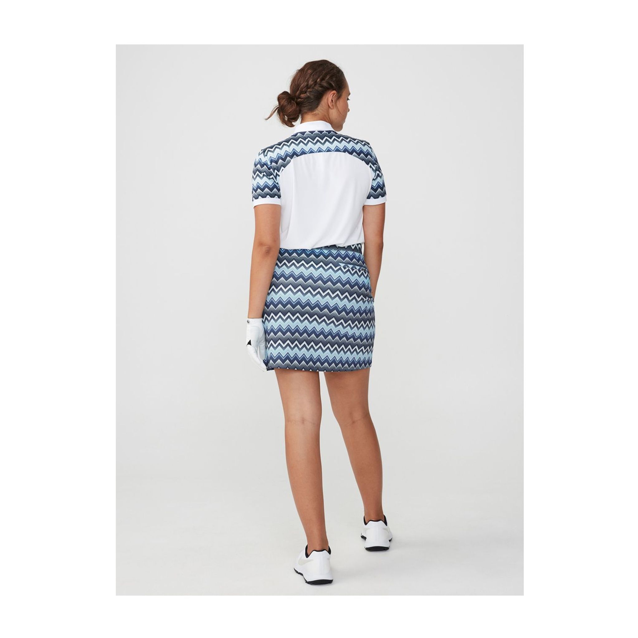 Röhnisch Move Skort Zigzag Blue Damen