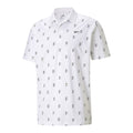Puma M MATTR Moving Day SS Polo Bright White Herren