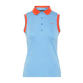 J. Lindeberg W Lyla-TX Coolmax Polo Lake Blue Damen