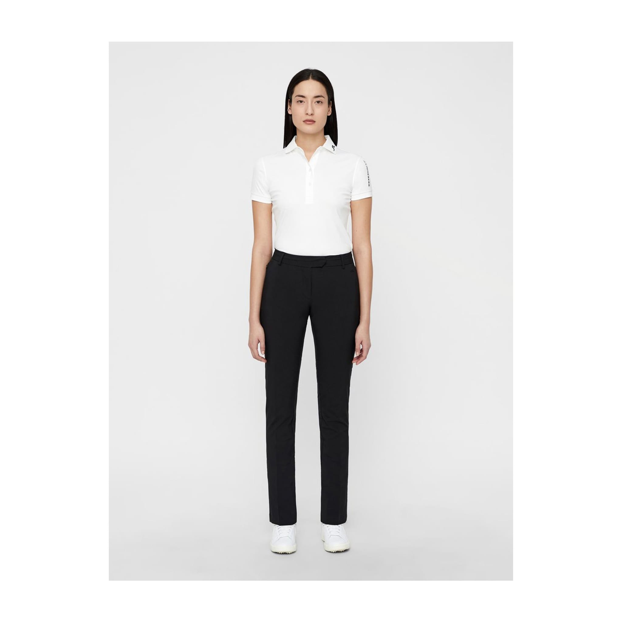 J. Lindeberg W Tour Tech slim TX Jersey Polo White Damen