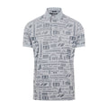 J. Lindeberg M Kv Regular Fit SS Polo Print JL Future Grey Herren