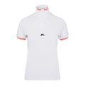 J. Lindeberg W Minna SS Polo White Damen