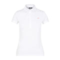 J. Lindeberg W Cara SS Polo Animal Grey White Damen