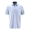 Kjus M Savin Structure Polo SS Crystal Blau Herren