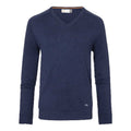 Kjus M Pullover V-Ausschnitt Kirk Atlanta Blau Meliert Herren