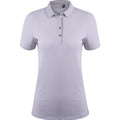 Kjus W Ella Structure Polo SS Alloy/Weiß Damen