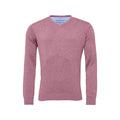 Fynch Hatton V-Neck Superfine Golf Pullover Herren Lilac Herren