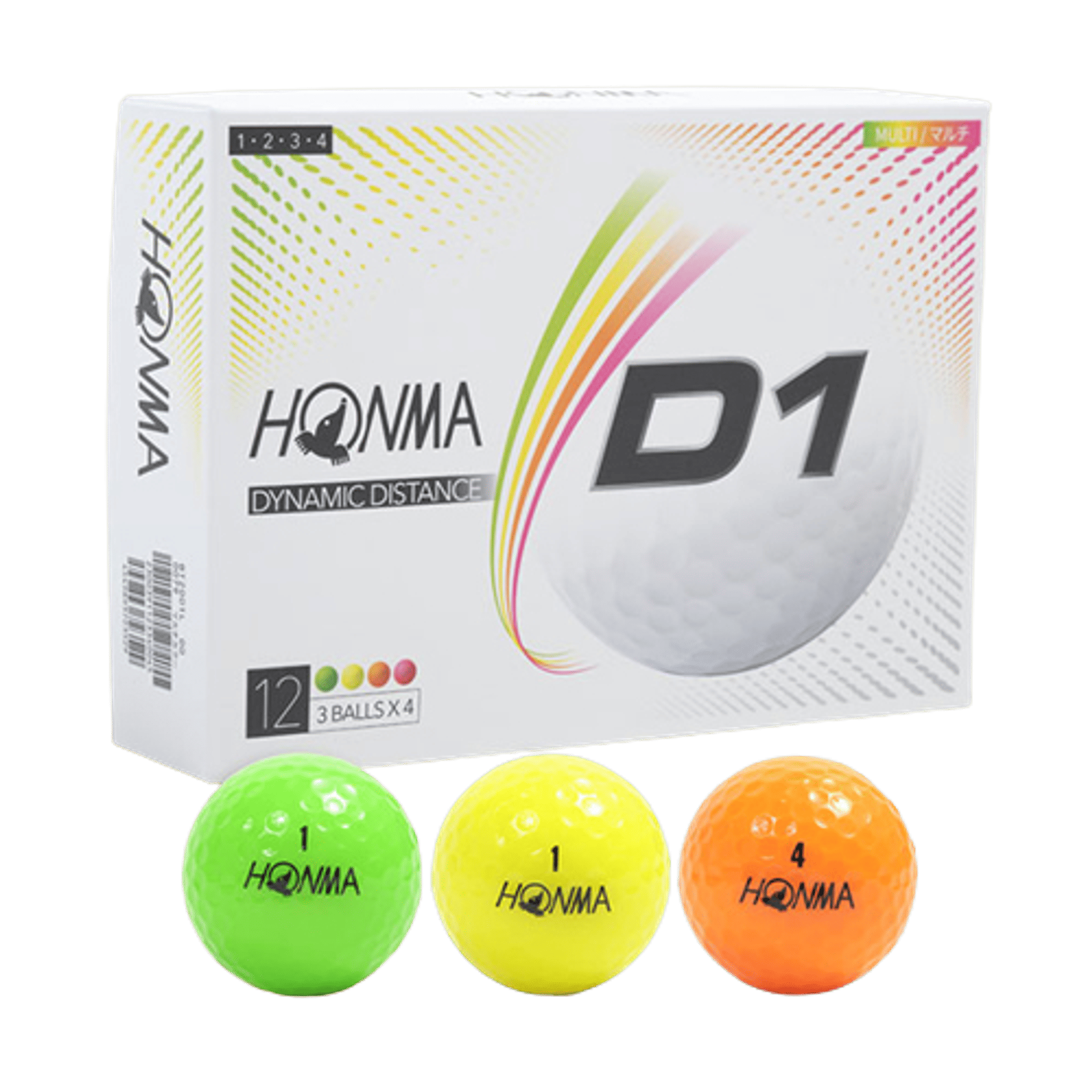 Honma D1 (22) [12Balls] Mehrfarbig