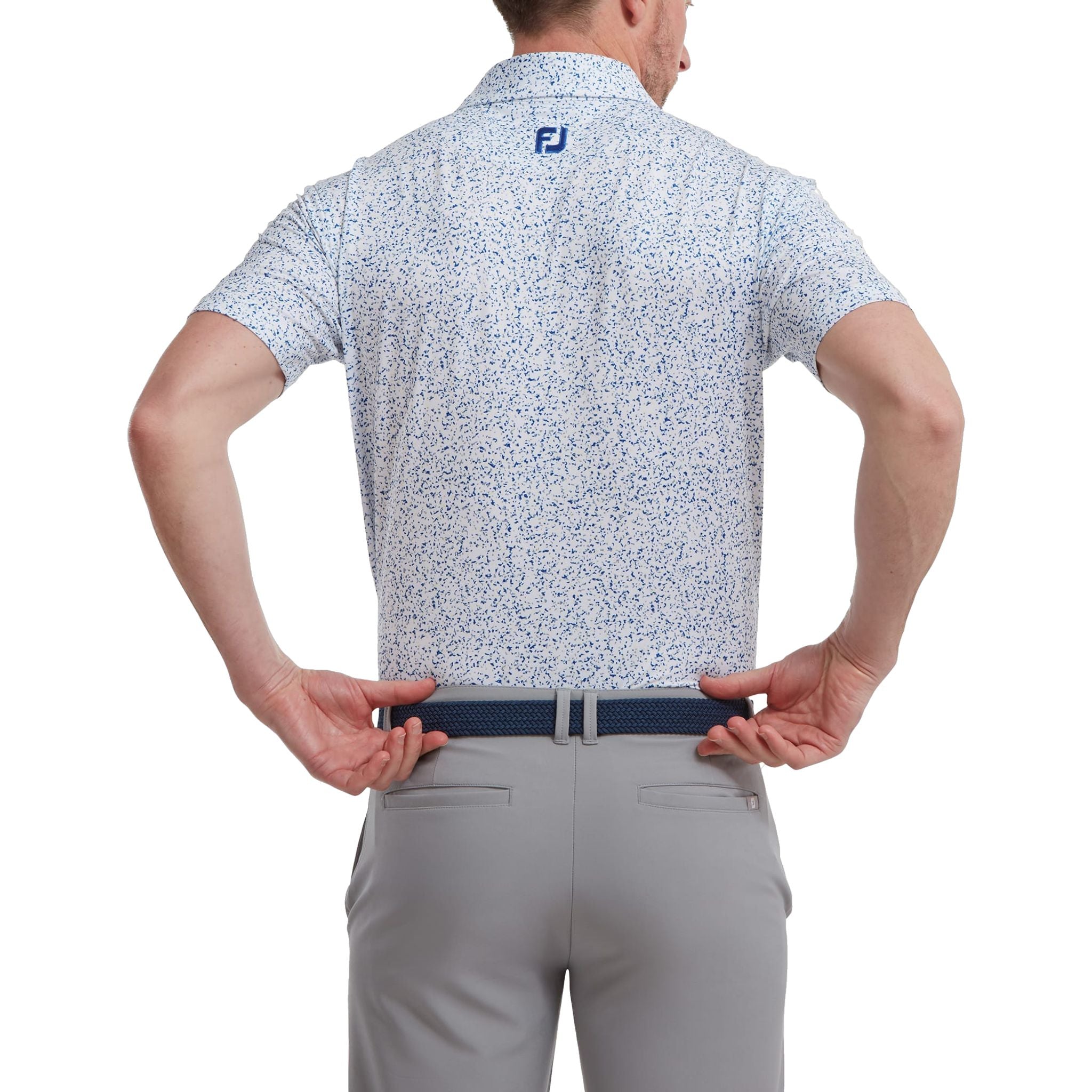Footjoy Polo Granite Print Lisle Herren