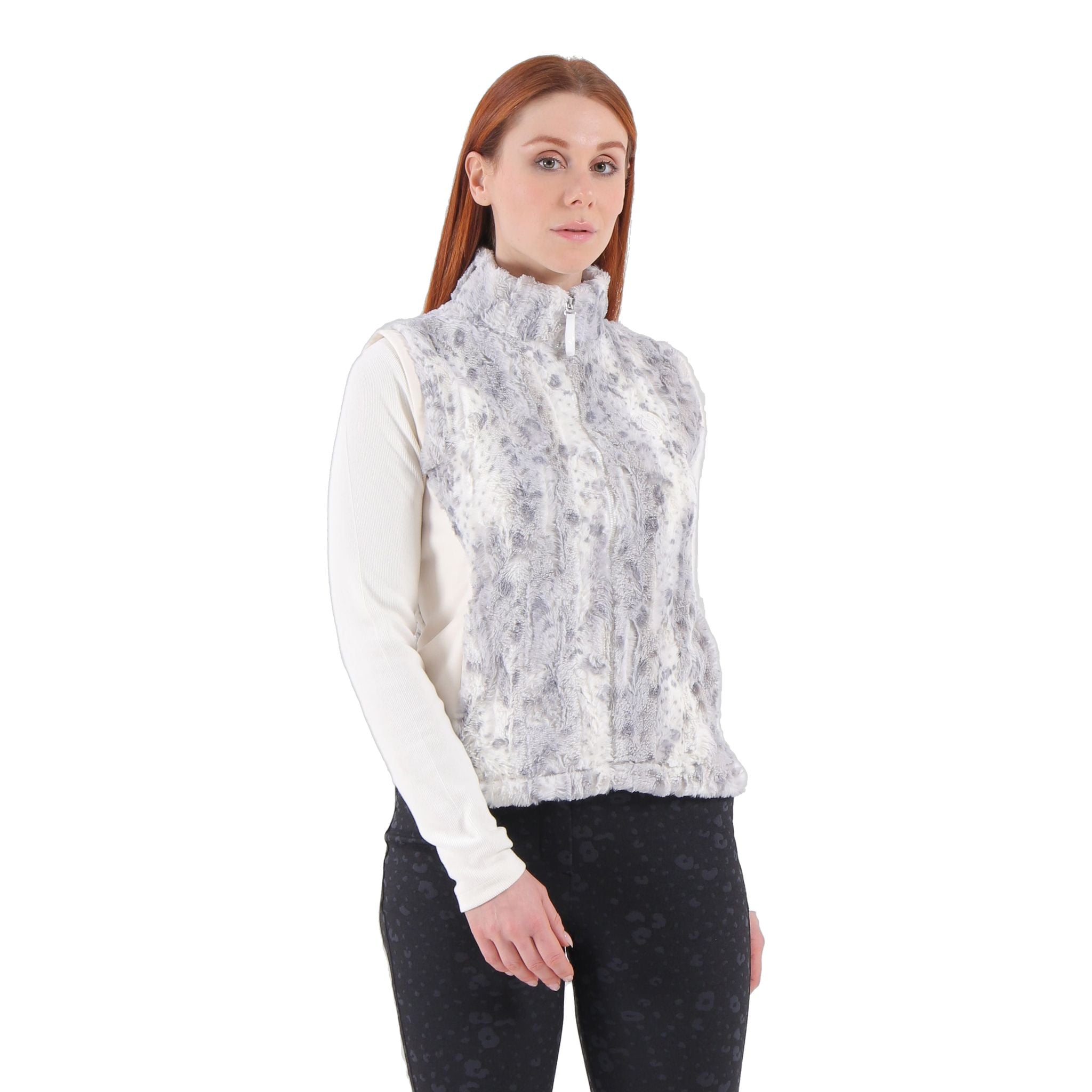 Chervo Pittrice Weste Damen Beige gemustert Damen