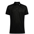 J. Lindeberg M Tour Tech Reg Fit Print Polo JL Navy Bridge Mono Herren