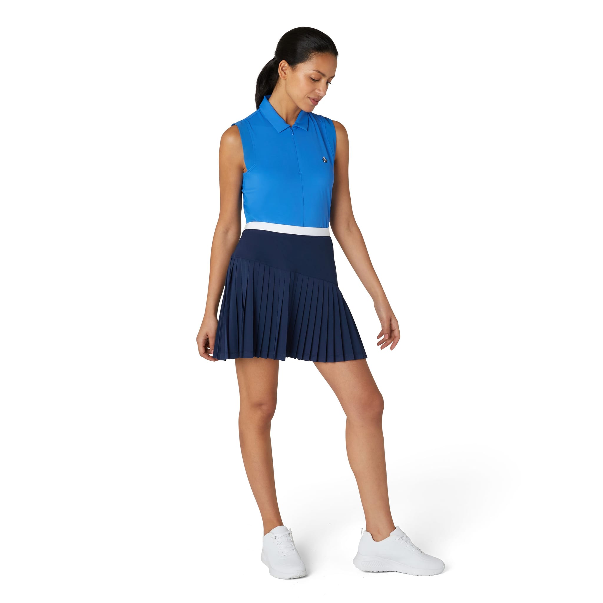 Original Penguin Asymmetrical Printed Pleated Skort Damen