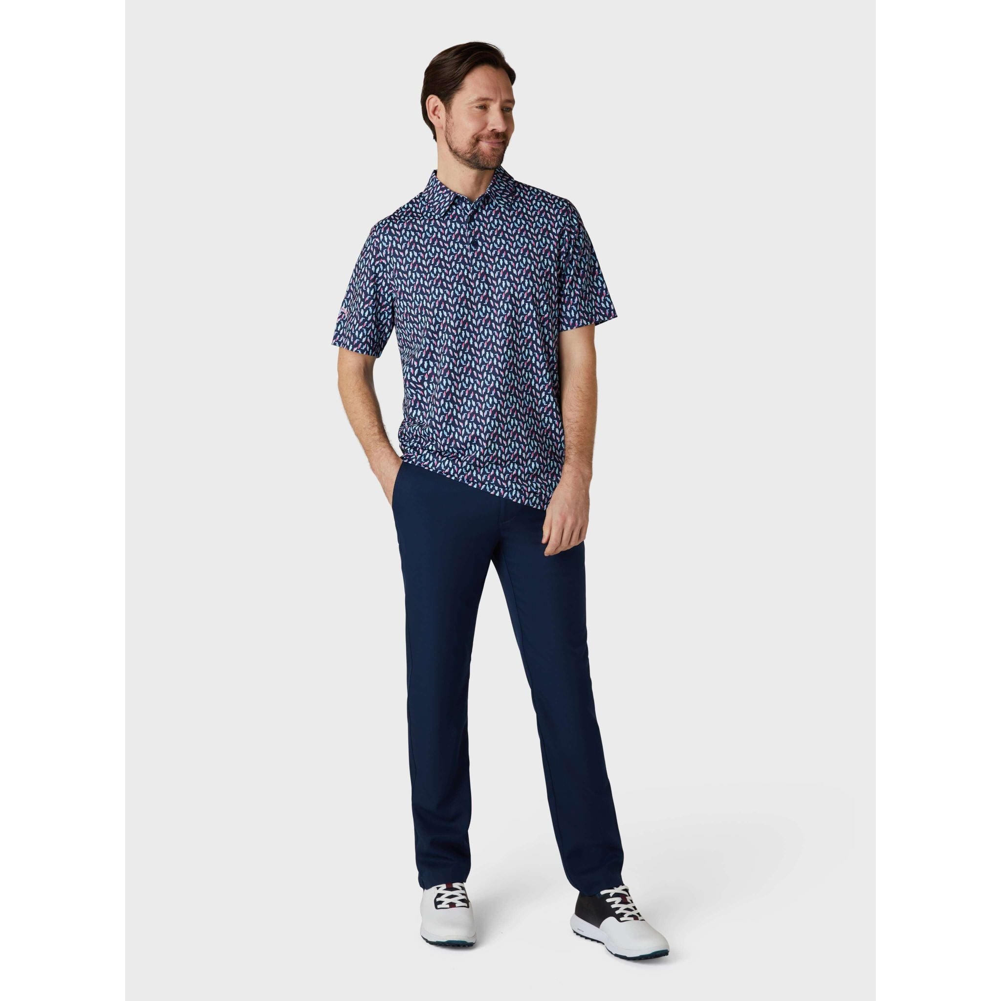 Callaway All Over Bir Polo Herren