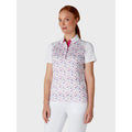 Callaway Birdie/Eagle Print Polo Damen