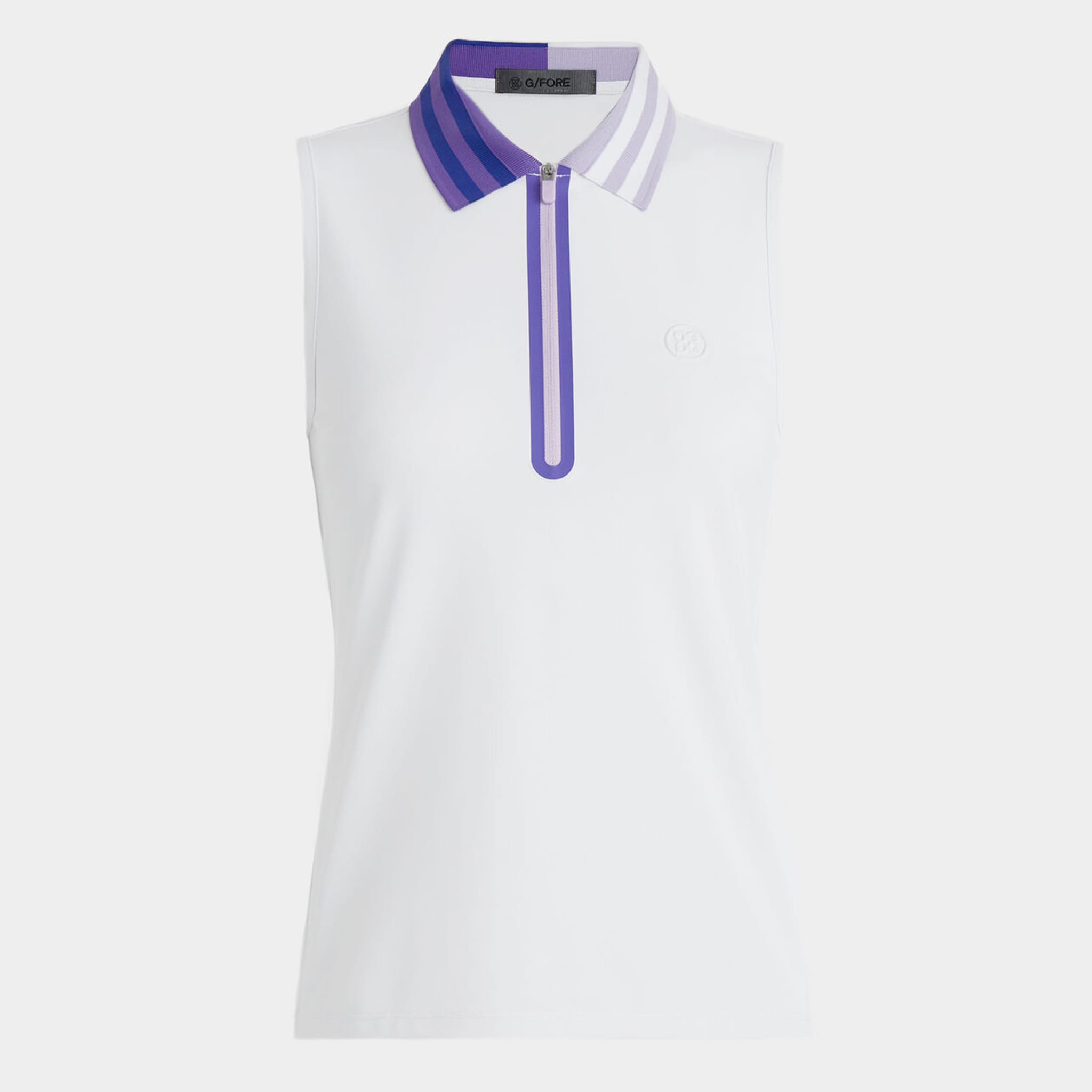 GFORE 1/4 Zip Tech Pique Sleveless Polo Damen