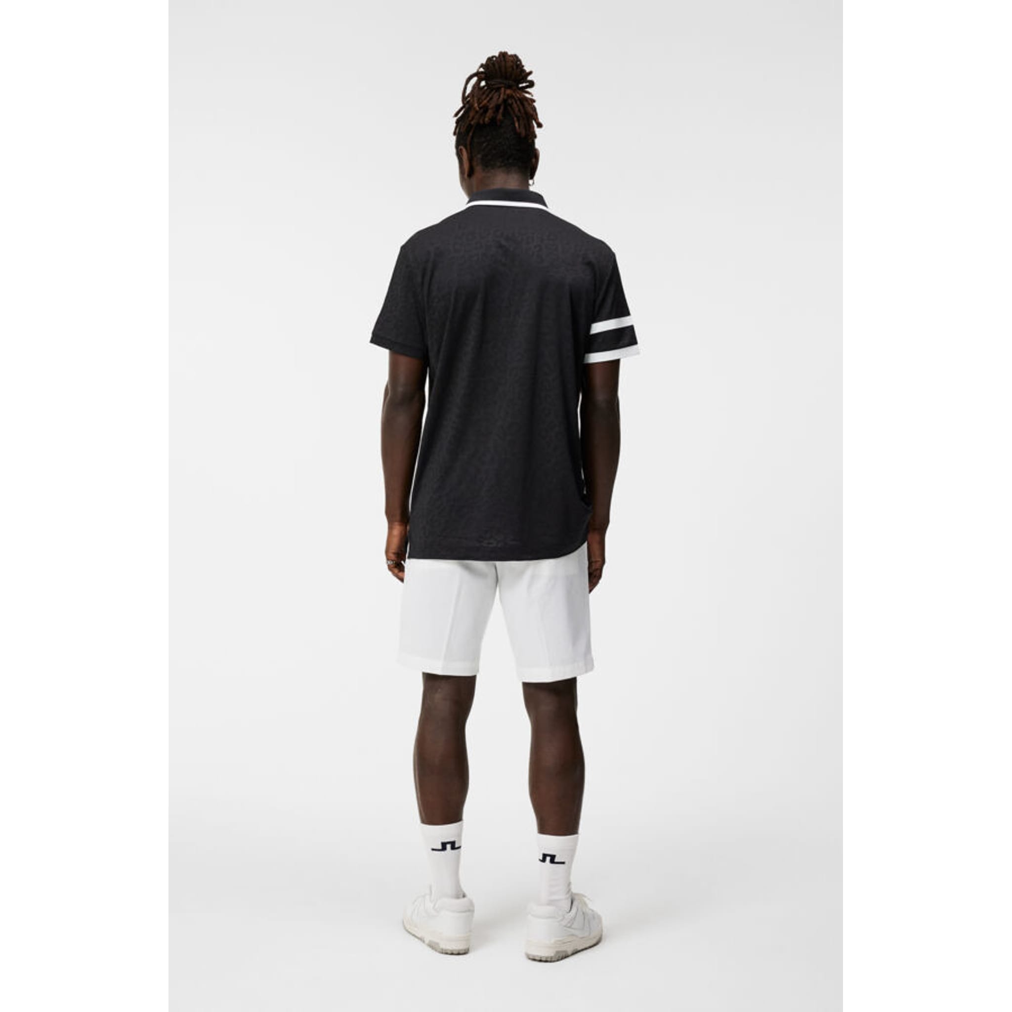 J. Lindeberg Boswell Regular Jacquard Poloshirt Herren