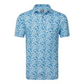 Footjoy Primrose Print Lisle Poloshirt Herren