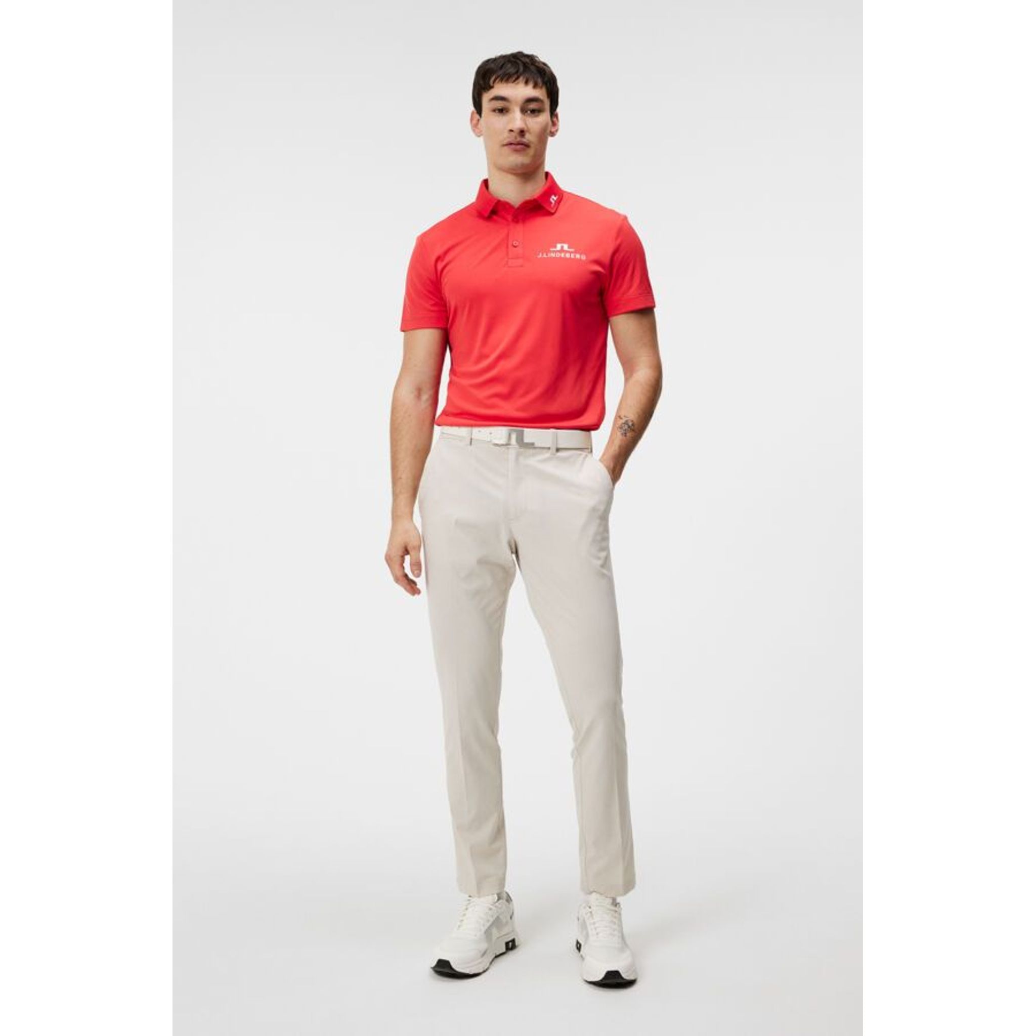J. Lindeberg KV Tour Solid Golf Polo Herren