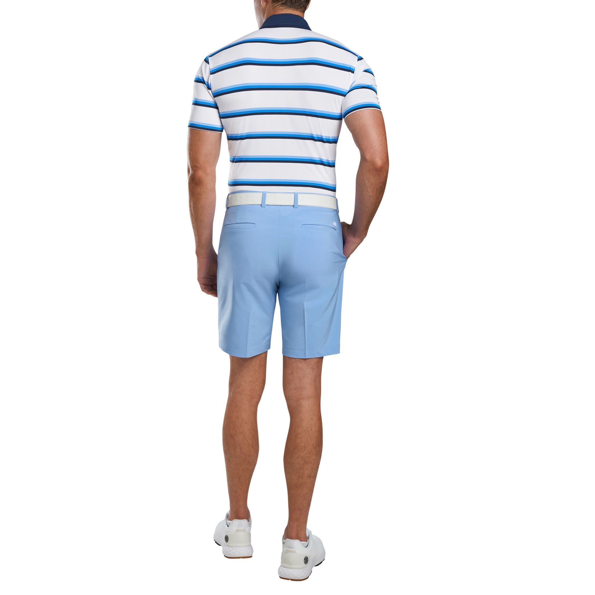 GFORE Yarn Dye Stripe Golfpolo Herren