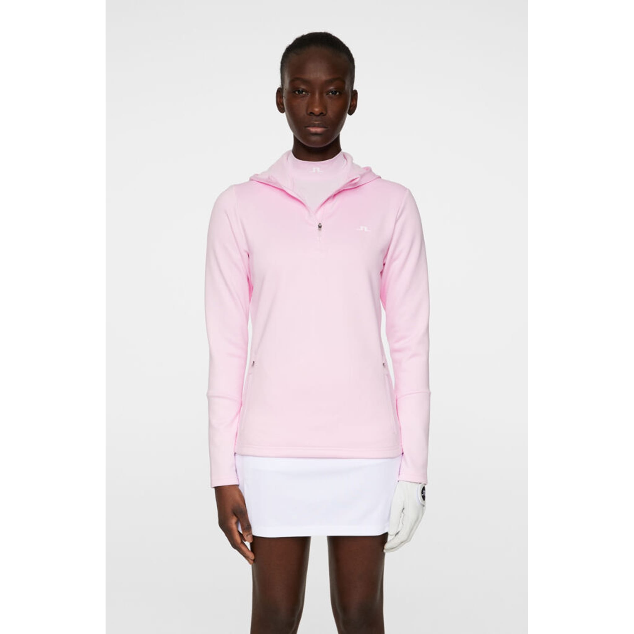 J. Lindeberg W Aerial Quarter Zip Hood Damen