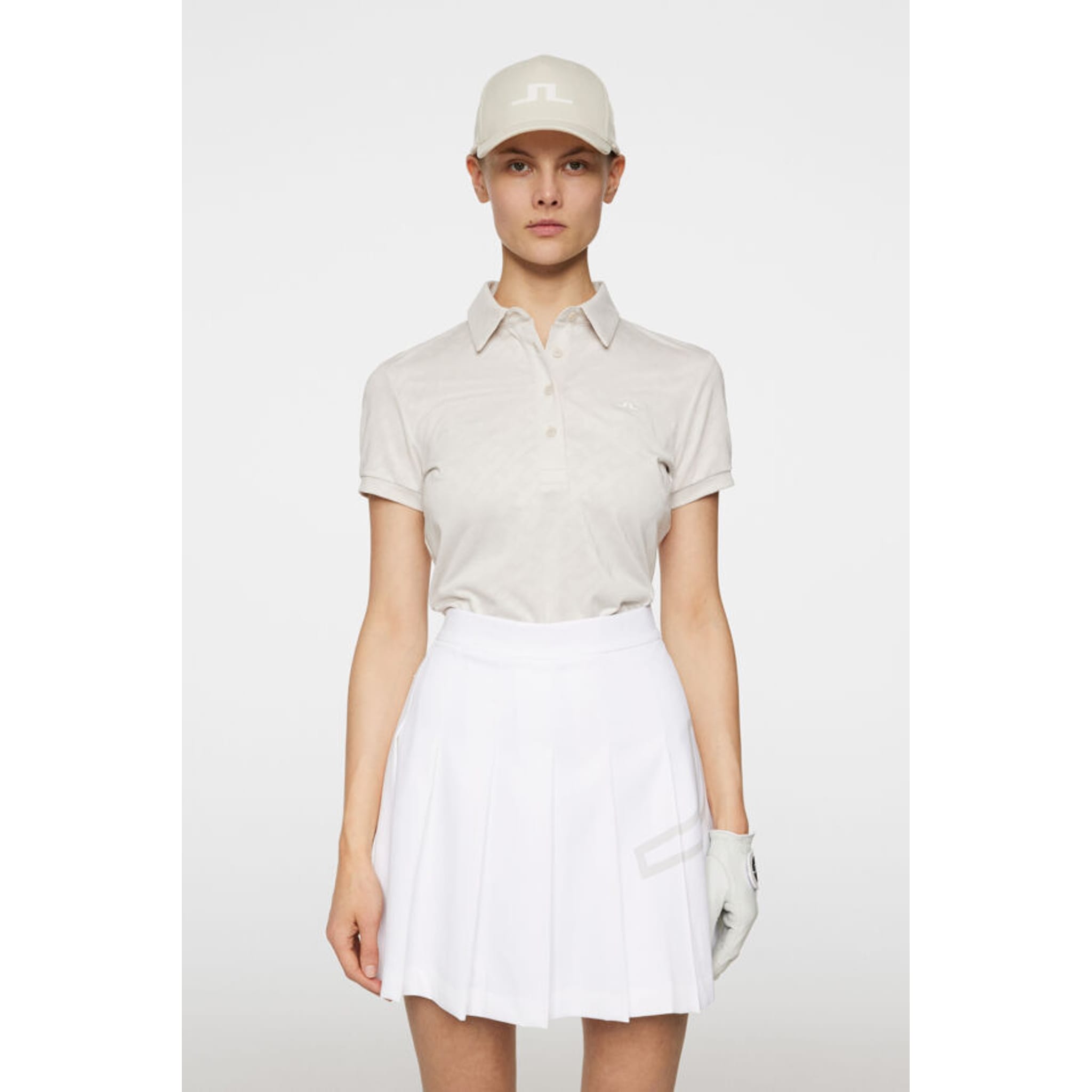 J. Lindeberg Alaya Jacquard Polo Damen