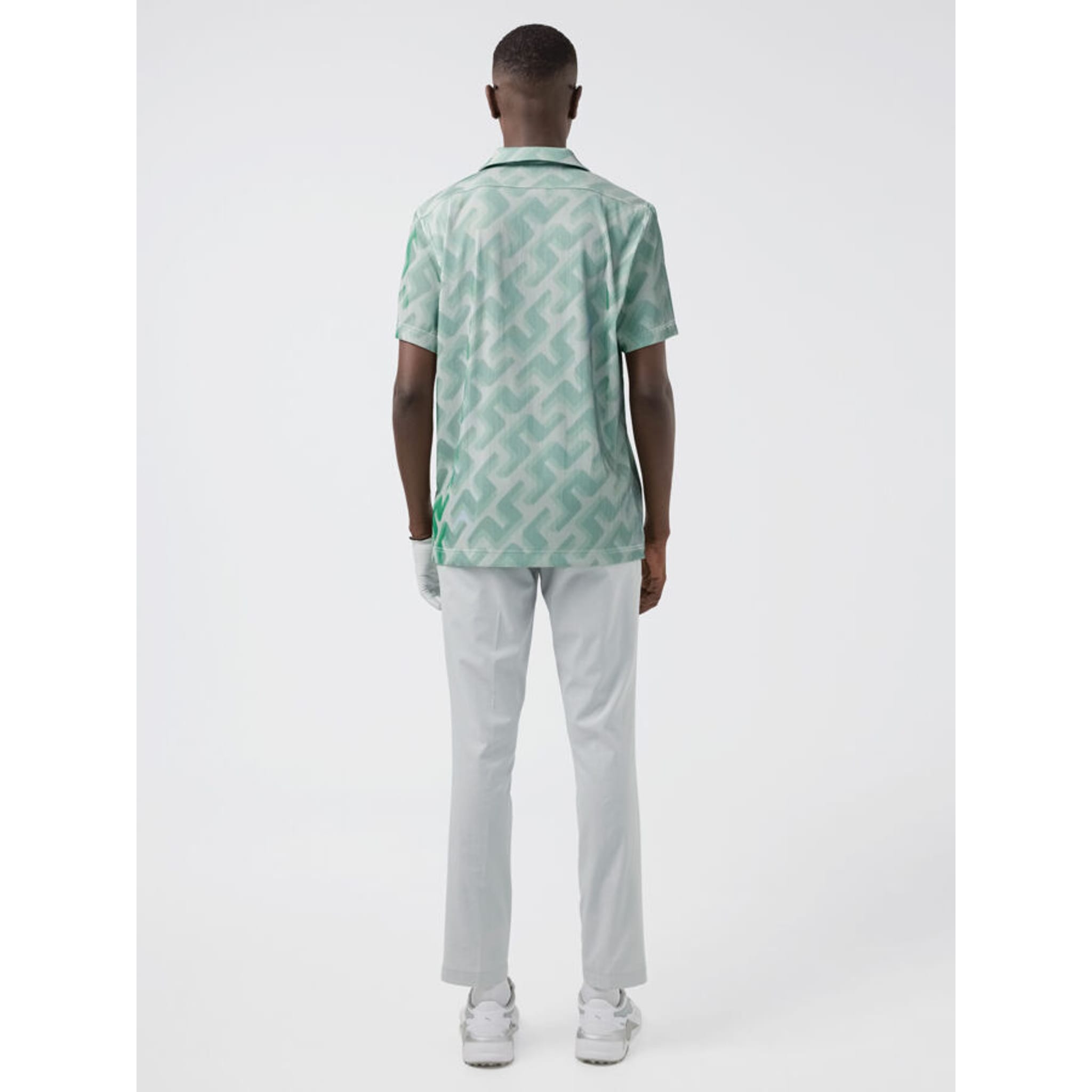 J. Lindeberg Polo 3D Bridge Monogram Herren