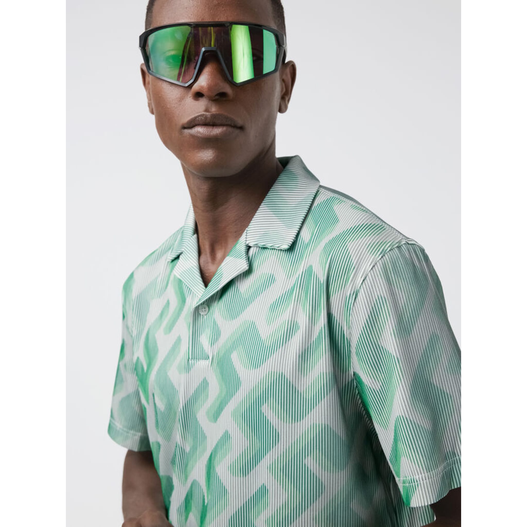 J. Lindeberg Polo 3D Bridge Monogram Herren