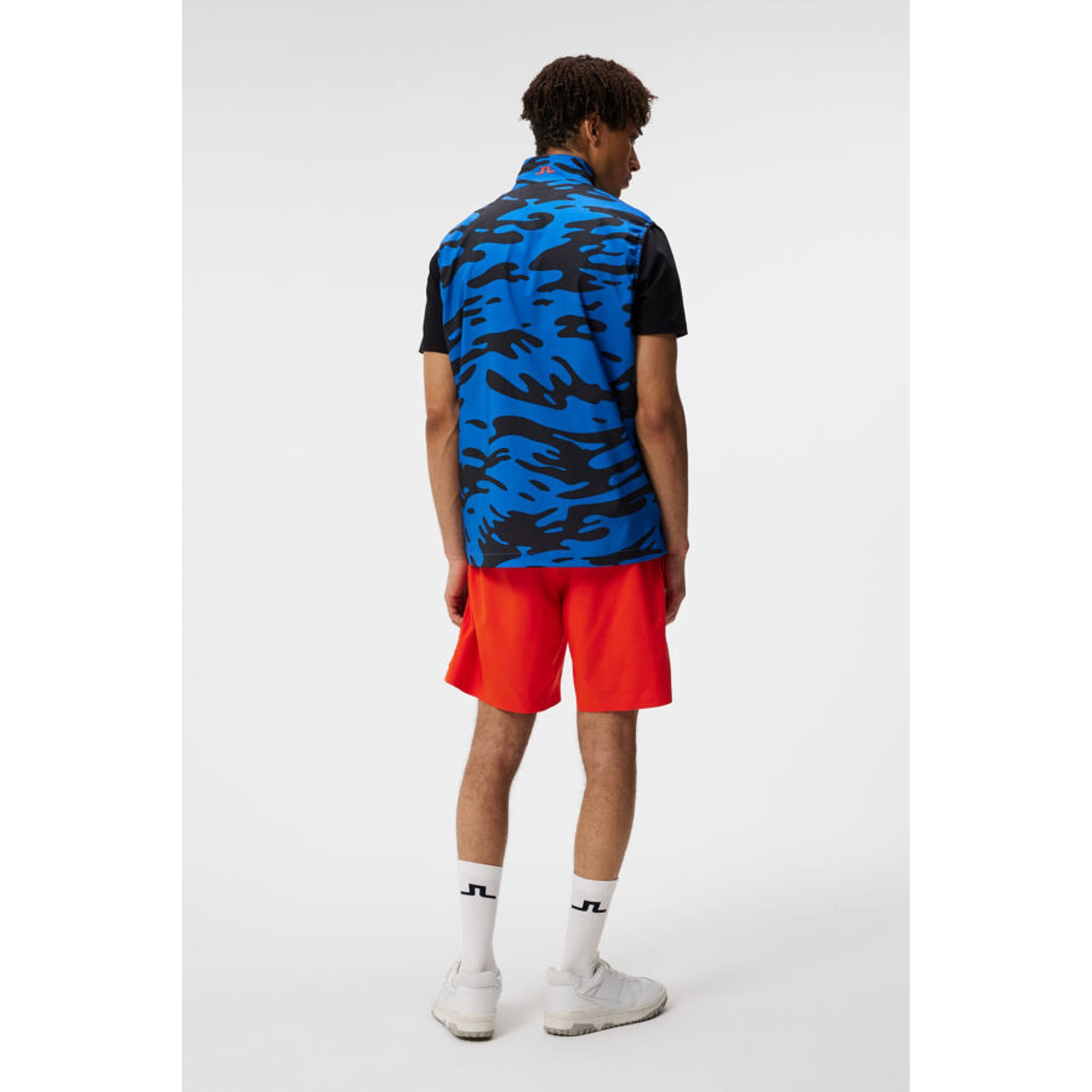 J. Lindeberg Ash Light Packable Vest Print Herren